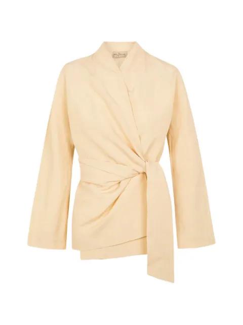 Simona tie-waist jacket by CORTANA