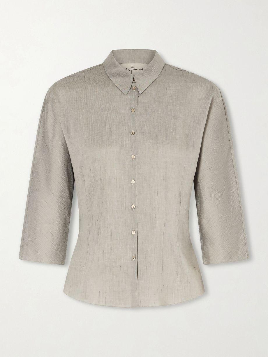 Theresa dupioni shirt by CORTANA