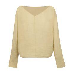 Yo ramie top by CORTANA