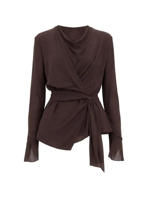 wrap tie top by CORTANA