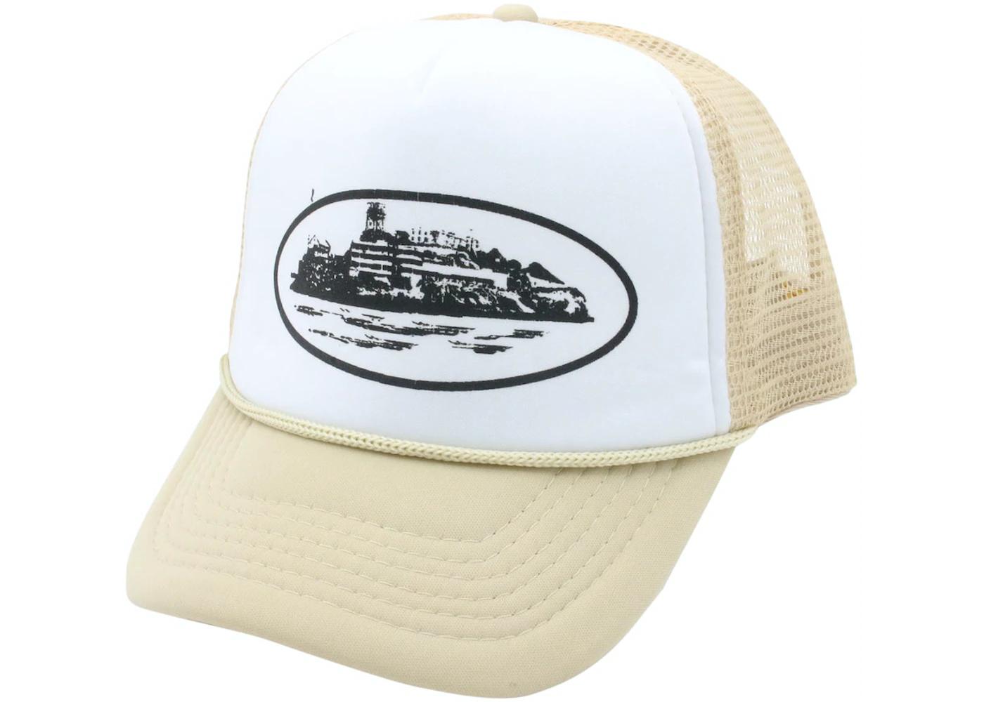 Alcatraz Trucker Hat Creme De La Creme by CORTEIZ