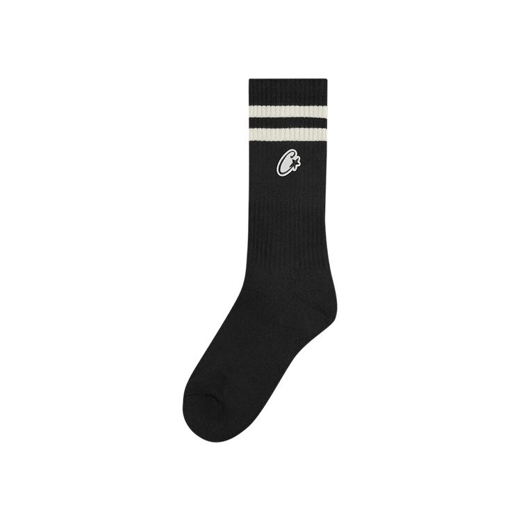 Corteiz Patch Socks 'Black/White' by CORTEIZ