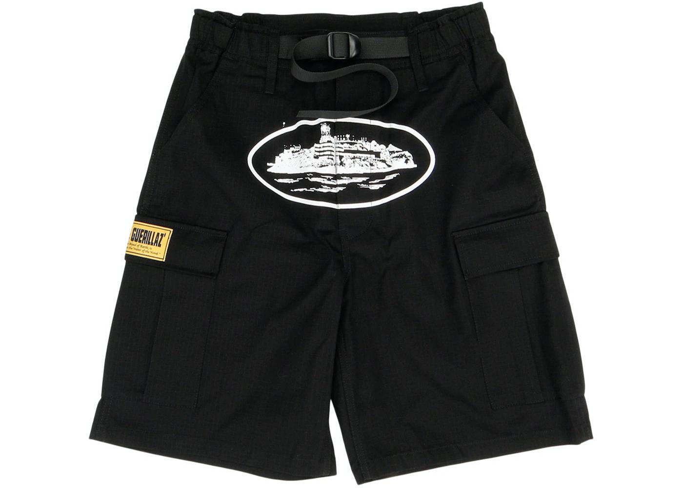 Guerillaz 2022* Cargo Shorts Black by CORTEIZ