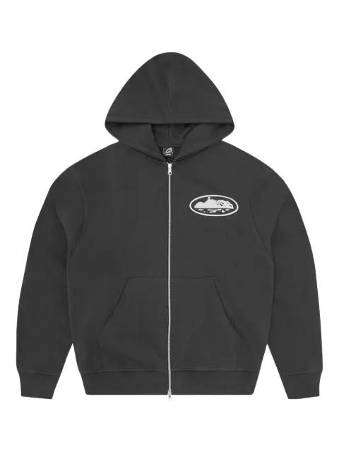 Island puff-print zip-up hoodie by CORTEIZ