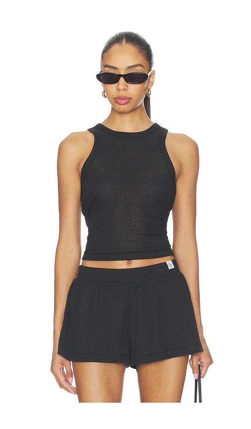 Cosabella Armonia Crop Top in Black by COSABELLA