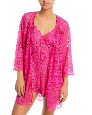 Magnolia Lace Robe & Teddy by COSABELLA