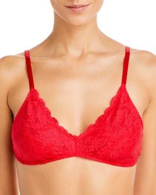 Wireless Lace Triangle Bralette by COSABELLA