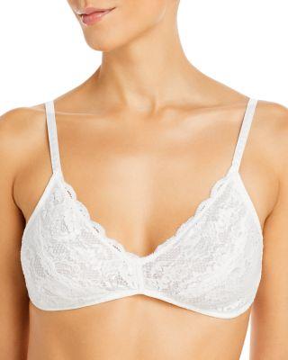 Wireless Lace Triangle Bralette by COSABELLA