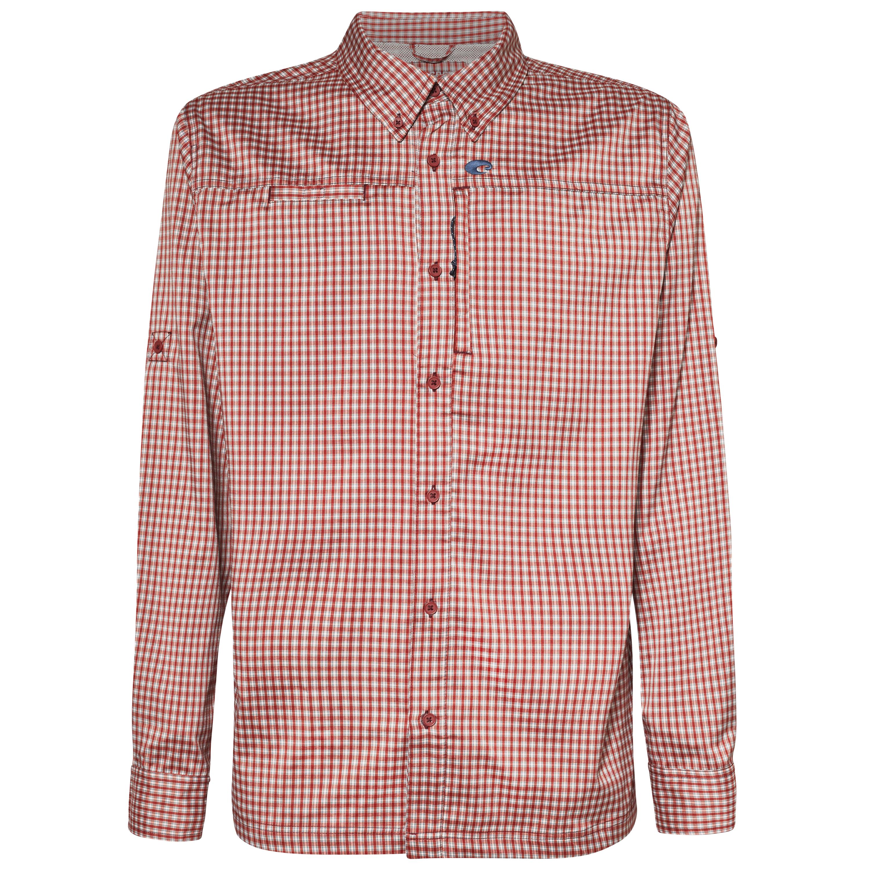 Angler Tech Button Down Plaid by COSTA
