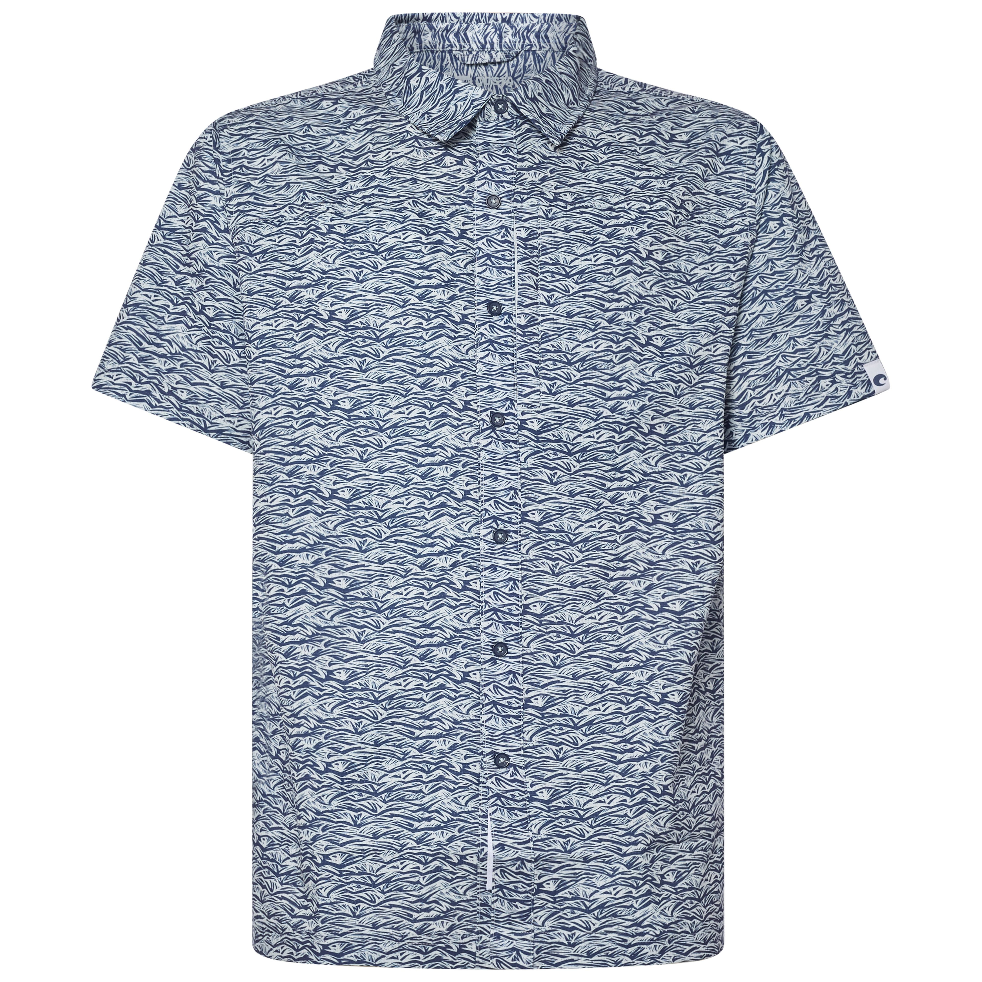 Wilson Print Hybrid Tech Button Down by COSTA