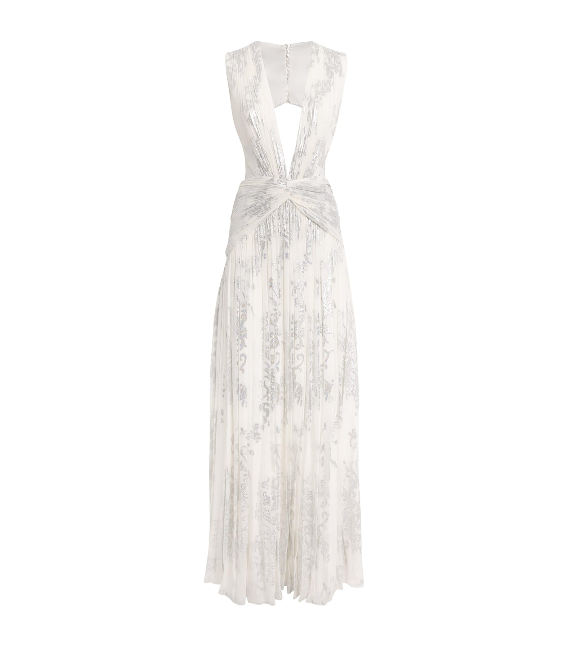 Costarellos Silk-Blend Floral Amalia Maxi Dress by COSTARELLOS