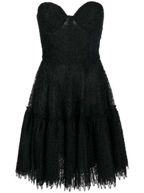 Esme floral-lace dress by COSTARELLOS