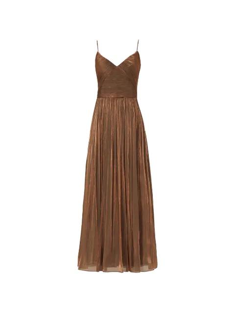 Fayla spaghetti-strap draped maxi dress by COSTARELLOS