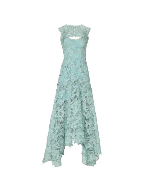 Janica keyhole lace gown by COSTARELLOS