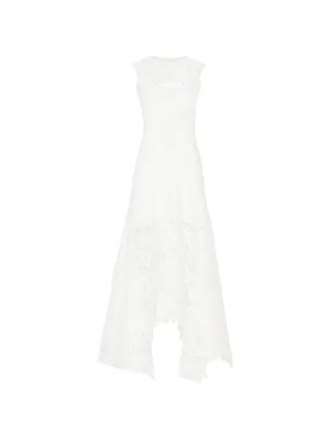 Janica lace asymmetric dress by COSTARELLOS