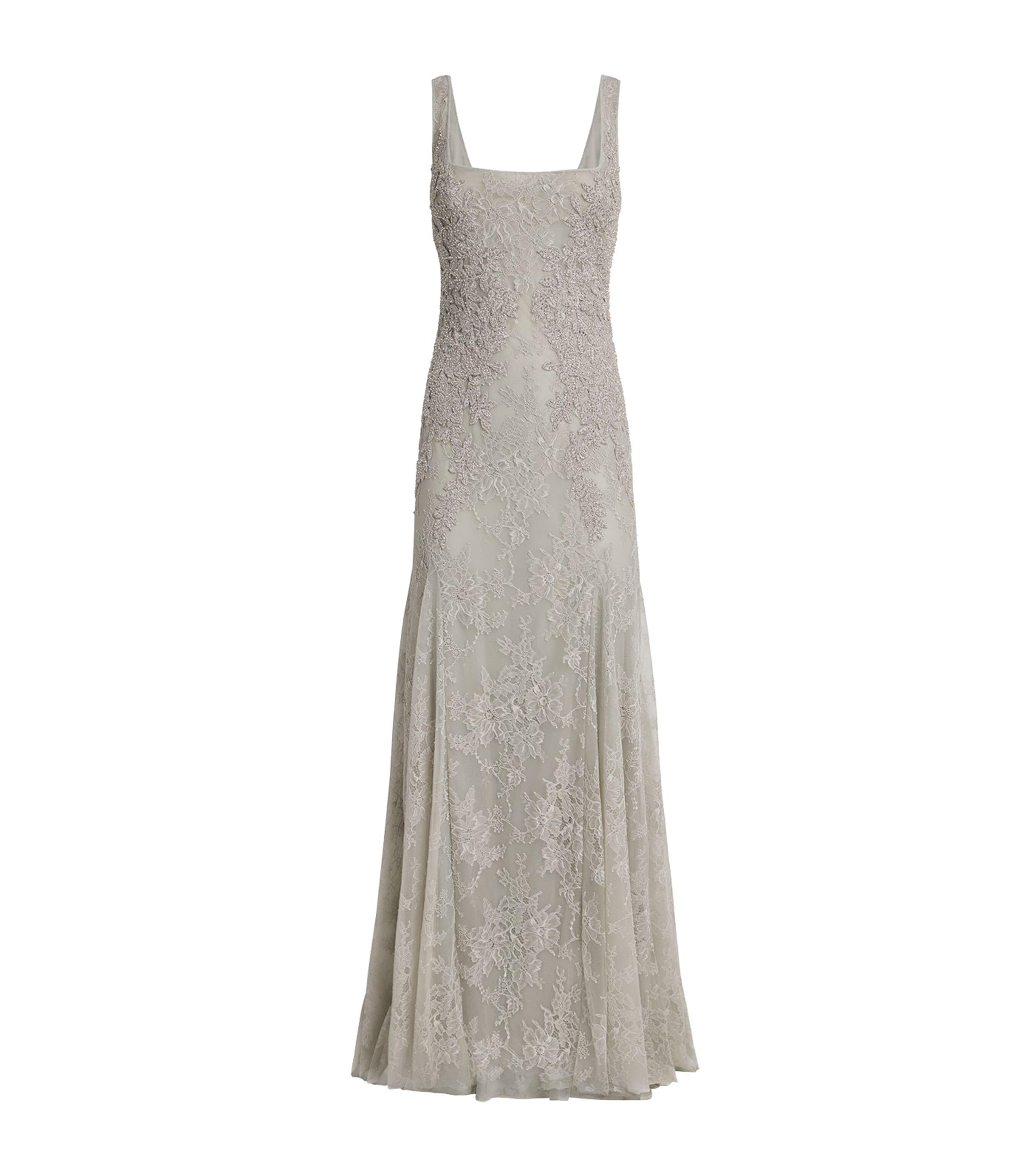 Lace Elyisa Gown by COSTARELLOS