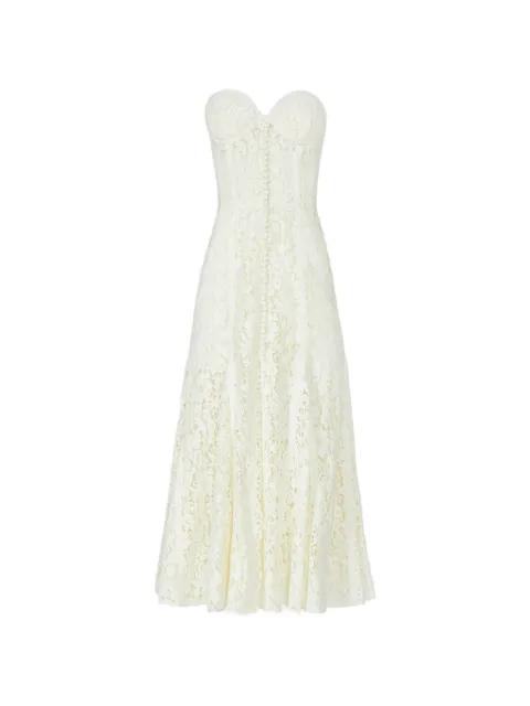 Shara corded-lace midi dress by COSTARELLOS