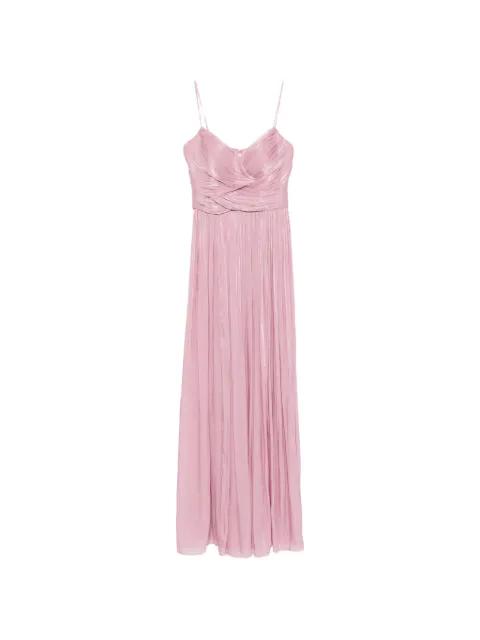 Sireen pleated maxi dress by COSTARELLOS