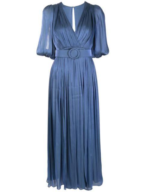 V-neck maxi dress by COSTARELLOS