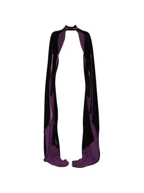 open-front cape by COSTARELLOS