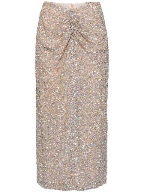 sequinned skirt by COSTARELLOS