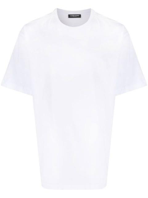 logo print short sleeve T-shirt by COSTUME NATIONAL CONTEMPORARY