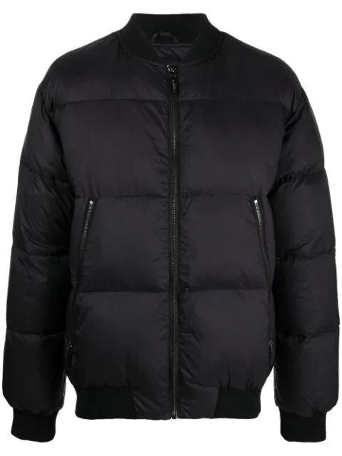 zip-up padded down jacket by COSTUME NATIONAL CONTEMPORARY