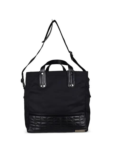 quilted leather bottom tote bag by COSTUME NATIONAL
