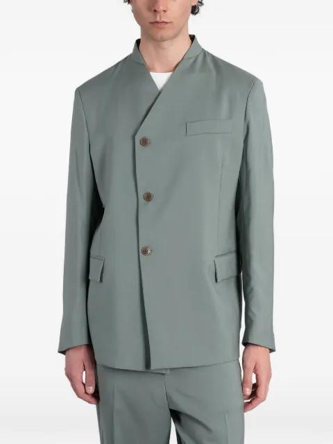 Arnaldo asymmetric-fastening blazer by COSTUMEIN