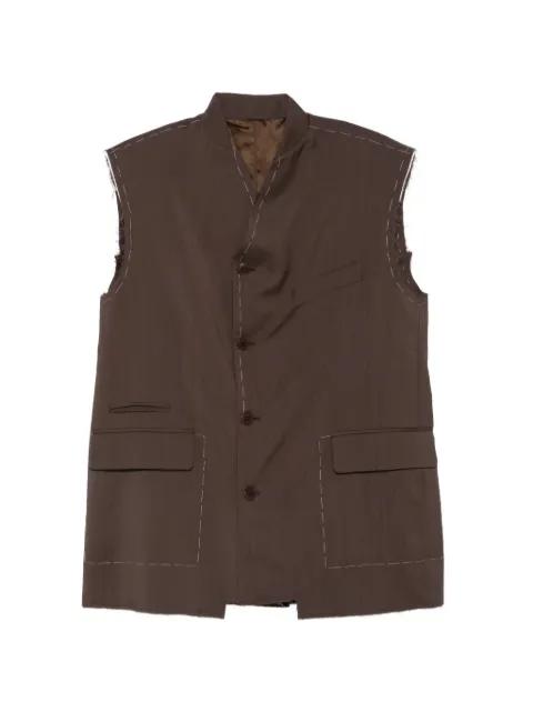 Arny buttoned sleeveless waistcoat by COSTUMEIN