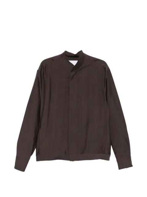 Base Otax buttoned collarless shirt by COSTUMEIN