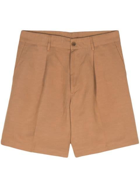 pleat-detail shorts by COSTUMEIN