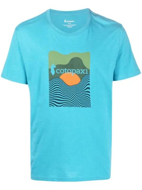 graphic-print short-sleeve T-shirt by COTOPAXI