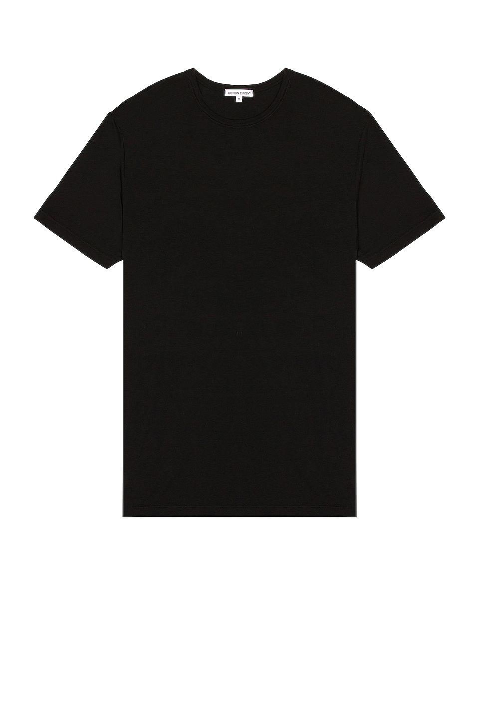 COTTON CITIZEN Classic Crew in Black by COTTON CITIZEN