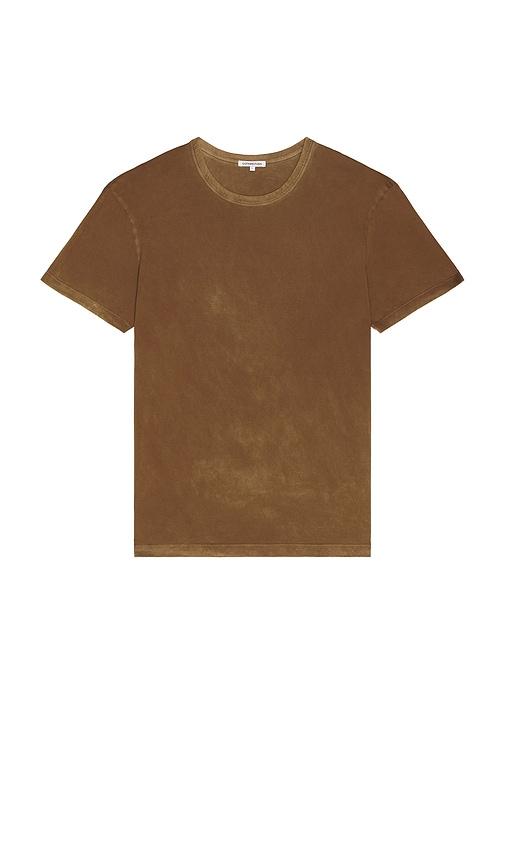 COTTON CITIZEN The Classic Crew Tee in Brown by COTTON CITIZEN