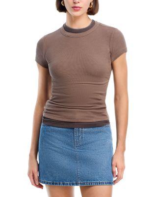 Verona Ribbed Tee by COTTON CITIZEN