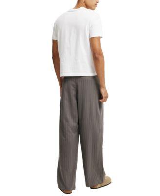 Men's Super Baggy Pleated Pants by COTTON ON