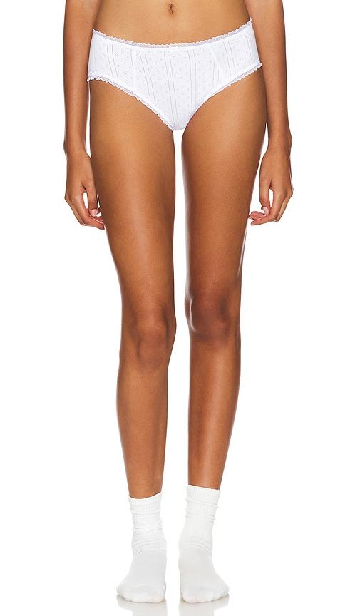 Cou Cou Intimates The Cozy Brief in White by COU COU INTIMATES Cou Cou Intimates The Cozy Brief in White by COU COU INTIMATES