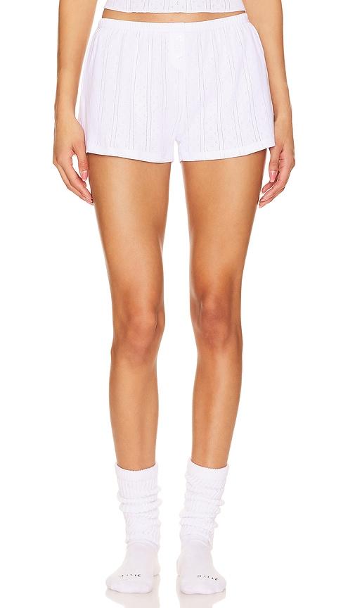 Cou Cou Intimates The Short in White by COU COU INTIMATES