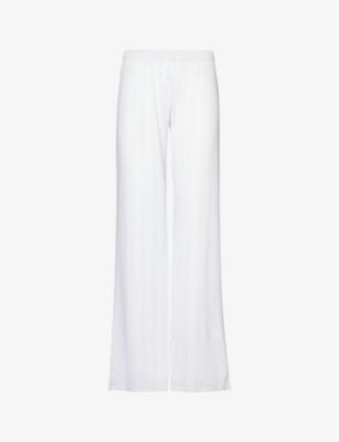 Pointelle Relaxed-Fit Cotton Pyjama Trousers by COU COU INTIMATES