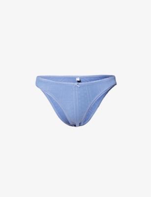 Pointelle high-rise cotton briefs by COU COU INTIMATES