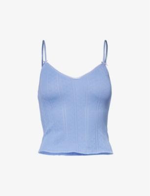 Slim-fit cotton pyjama top by COU COU INTIMATES