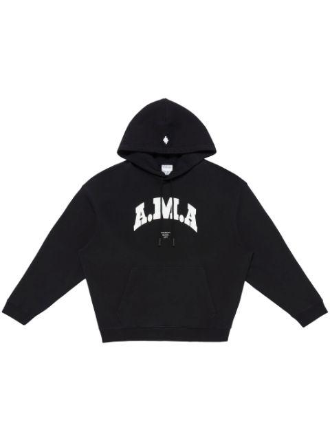 AMA slogan-print hoodie by COUNTY OF MILAN