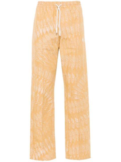 AOP Feather straight-leg trousers by COUNTY OF MILAN