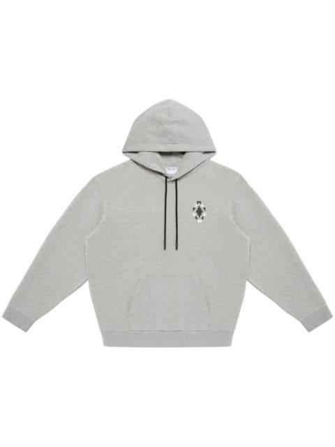 Bandana Cross cotton hoodie by COUNTY OF MILAN