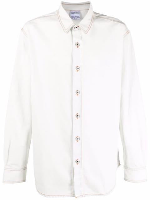 Cross Wolf long-sleeve shirt by COUNTY OF MILAN