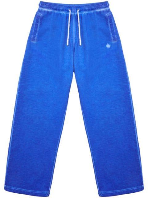 Cross drawstring track pants by COUNTY OF MILAN