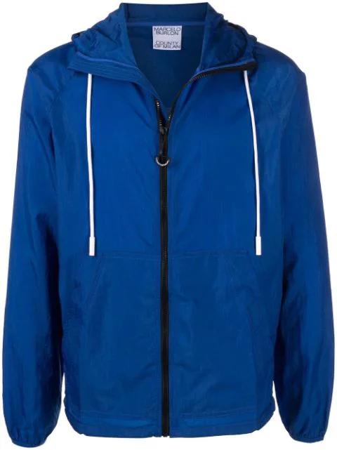 Cross-motif windbreaker by COUNTY OF MILAN