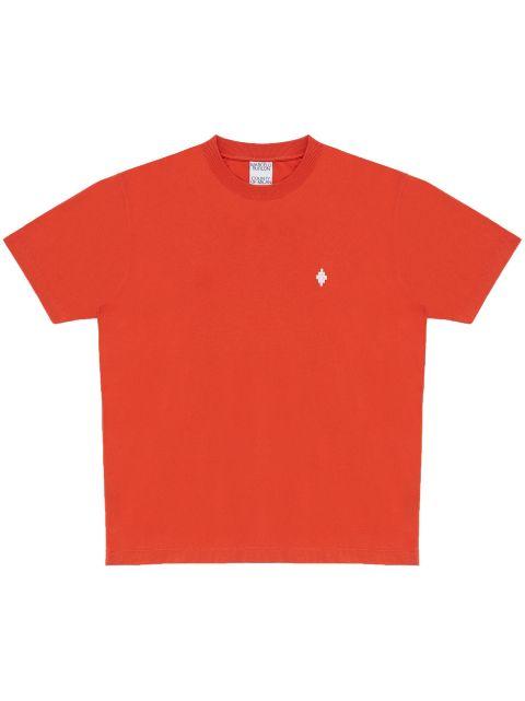 Cross short-sleeve cotton T-shirt by COUNTY OF MILAN