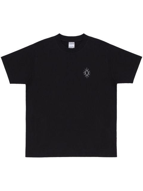 Eclipse cross-print cotton T-shirt by COUNTY OF MILAN